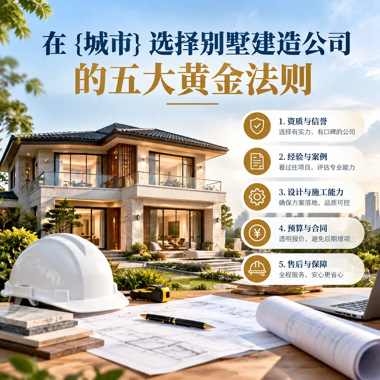 在 安顺 选择别墅建造公司的五大黄金法则