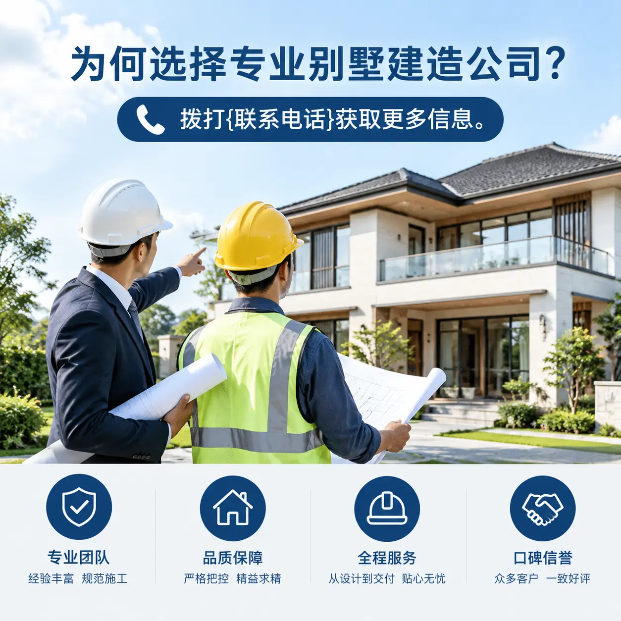 为何选择专业别墅建造公司？拨打15285131682获取更多信息。