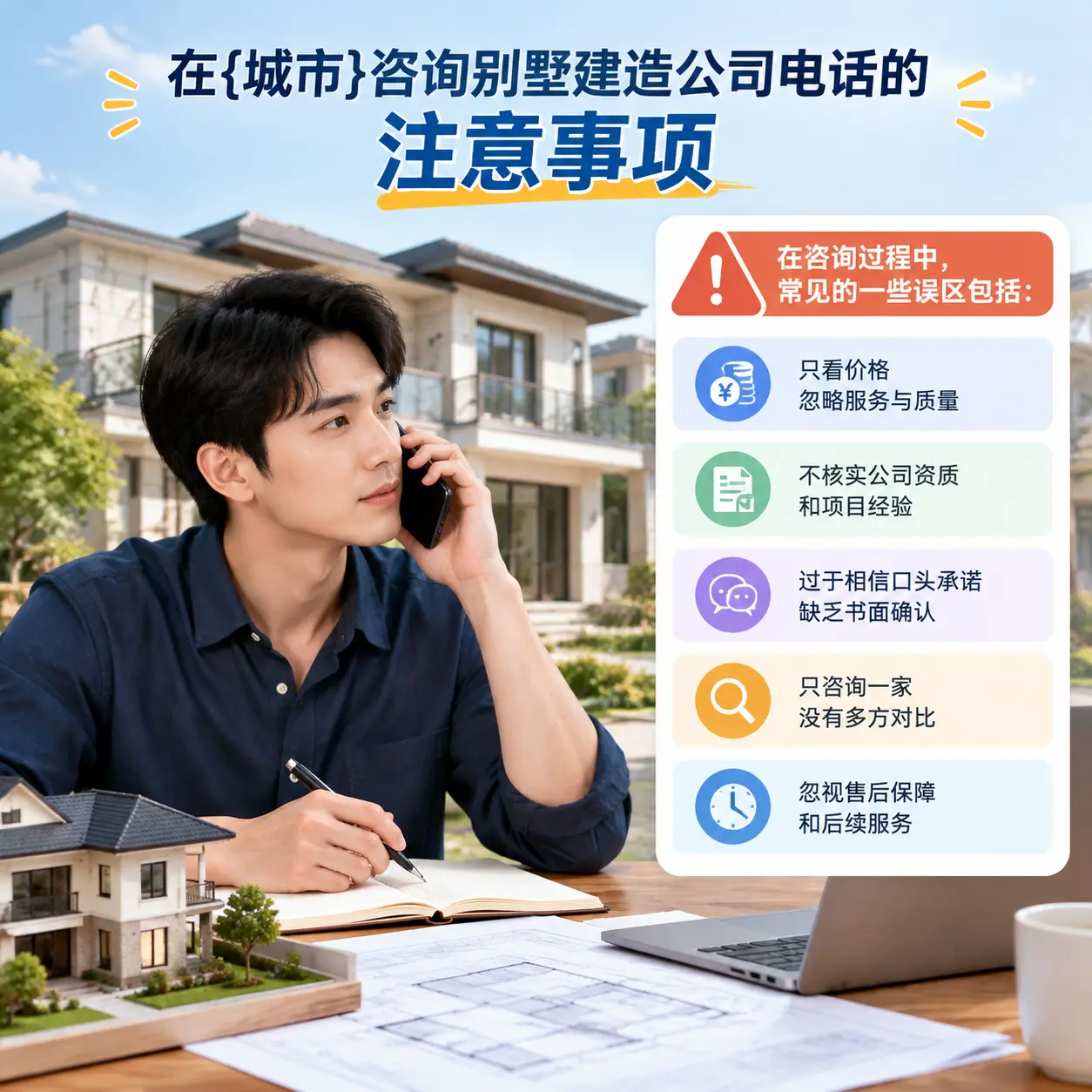 在安顺咨询别墅建造公司电话的注意事项